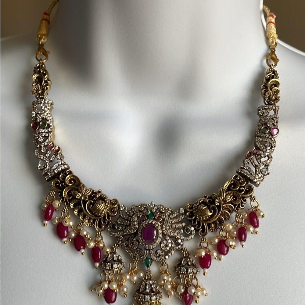 Necklace and matching earrings